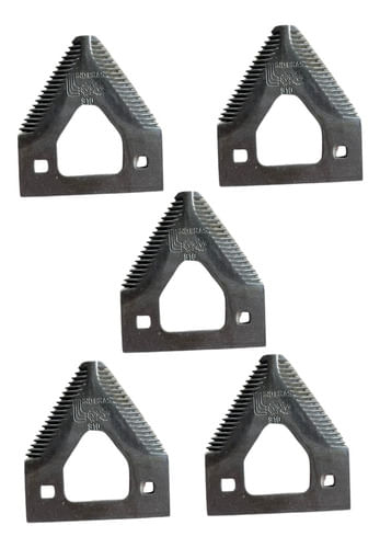 Kit 5 Lâminas De Corte Colheitadeiras New Holland 84992425