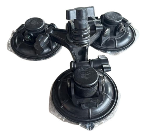 Suporte Ventosa Tripla Do Monitor Gps Agrícola Saframax