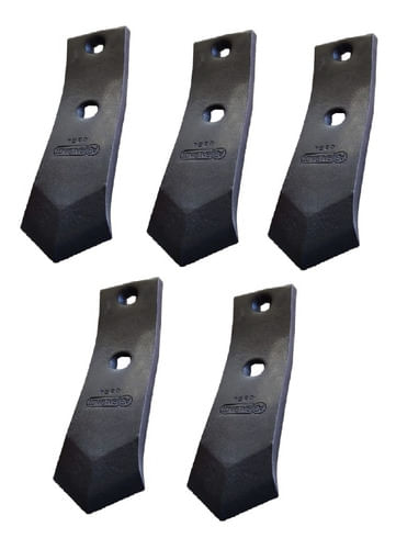 5 Uni. Bicos Subsolador Unha Pé De Pato Giro 2 Furos - 0364