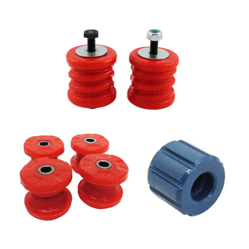 Coxim frontal motor AP Longitudinal + Coxim Lateral + Bucha da Bandeja em PU