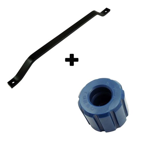 Barra estrutural Inferior VW Gol G1 "Quadrado" + Coxim frontal motor AP em PU