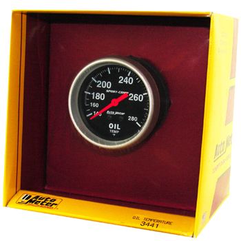 Instrumento Temperatura de Óleo - Mecânico - 2" 5/8" - Imperial - Sport Comp  - AUTO METER