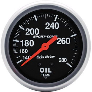 Instrumento Temperatura de Óleo  - Mecânico - 2" 5/8" - Imperial - Sport Comp  - AUTO METER