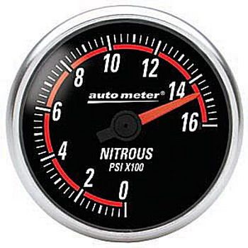 Manômetro Pressão Nitro 0 - 1600 PSI - Elétrico - 2" 1/16" - Nexus - AUTO METER