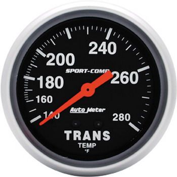 Instrumento Medir Temperatura Transmissão 140º - 280º F - Mecânico - 2 5/8" - Sport Comp - AUTO METER