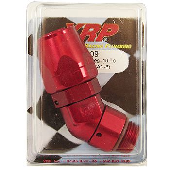 Conexão 45º (ORB) 'Double Swivel' Forjada Macho - 10AN X 3/4-16 AN 8 - Red - XRP