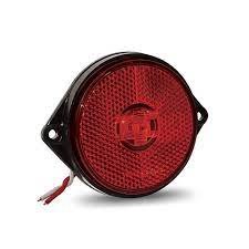 LANTERNA LATERAL CARRETA VERMELHA C/CABOS - LED