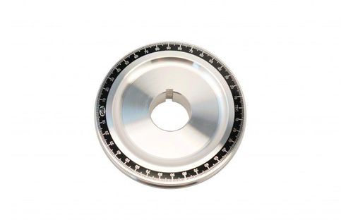 POLIA VIRAB.SOLIDA PQ BILLET VW/AR BLACK / Polia Virabrequim Sólida Billet VW/AR - Diâmetro Menor -  - SCAT