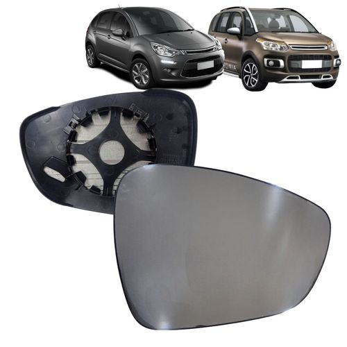 Espelho do Retrovisor Lado Direito Aircross C3 Picasso 2011 em diante C3 C4 Lounge 2013 em diante 308 2012 em diante