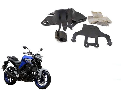Borracha Acabamento Chassis Yamaha Mt 03 Mt03 21-2