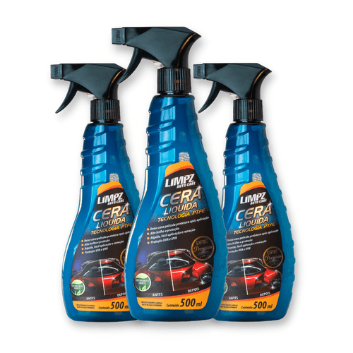Cera Liquida Tecnologia Ptfe Limpz Auto 500 Ml