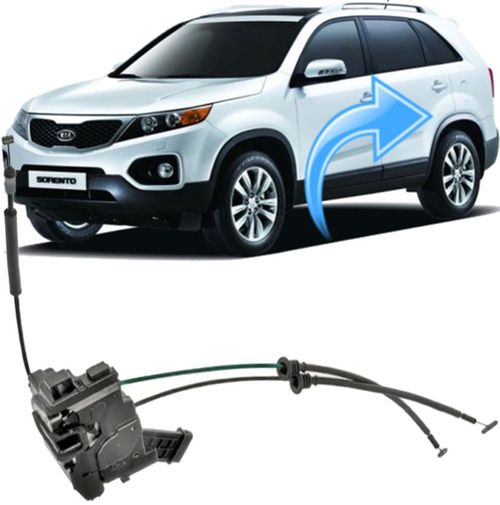 Fechadura Eletrica Porta Sorento 2.4 ou 3.5 de 2011 À 2015 - Traseira Esquerda
