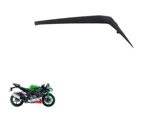 Acabamento Spoiler Esquerdo Kawasaki Zx 6 19-24c/avaria