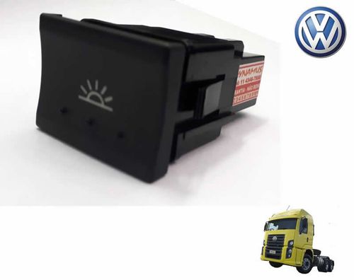 Botão Interruptor Luz Cortesia Interna Cabine VW Constellation 13180 15190 24280 24250 19320 19330 2S2947315