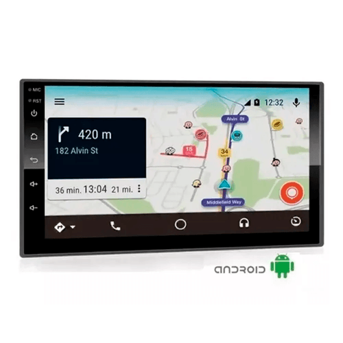 CENTRAL MULTIMÍDIA 7" C/ANDROID FM/BT/USB 2GB/16 D-LUX