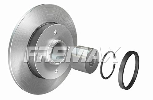 DISCO DE FREIO-CITROEN - (T - C/ KIT ROL 25MM E ANEL ABS) C4/C4 PALLAS 1.6/2.0 05/ - SOLIDO (C/ CUBO - 249MM/ALT 69MM)
P