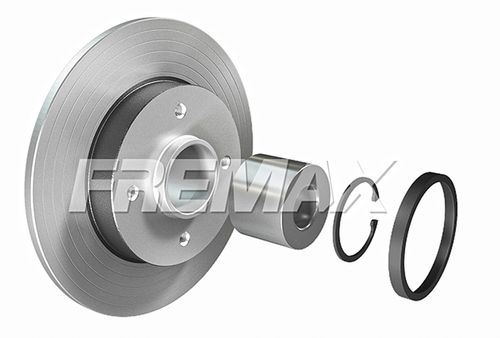 DISCO DE FREIO-CITROEN - (T - C/ KIT ROL 30MM E ANEL ABS) C3 1.5/1.6 11/15; C4/PALLAS 1.6/2.0 05/, C4 CACTUS 1.6 18/; DS