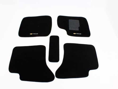 TAPETE CABINI TRACKER 14/... (5 PEÇAS) PRETO (CARPETE)