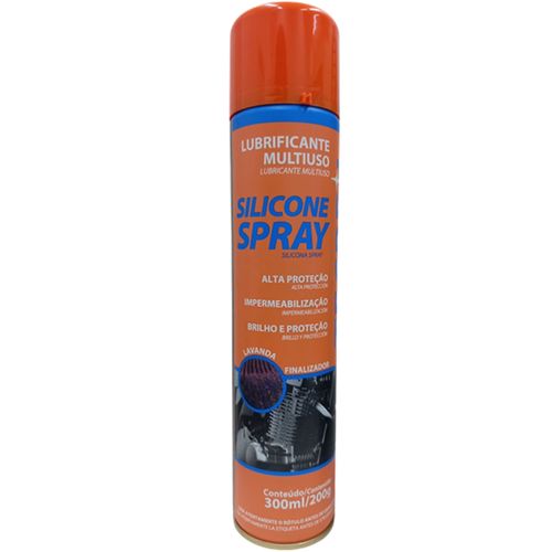 Silicone Spray Tecbril Lavanda 300ml - 200g