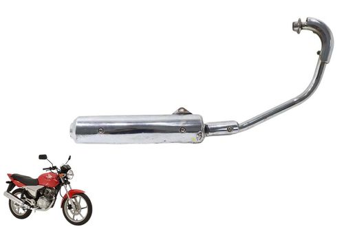 Escapamento Honda Titan 150 Sport  04-08c/detalhe