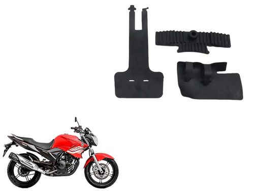 Borracha Acabamento Chassis Yamaha Fazer 250 11-17