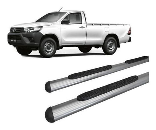 Estribo Hilux 2016 A 2020 Oval Oblongo Grafite C S