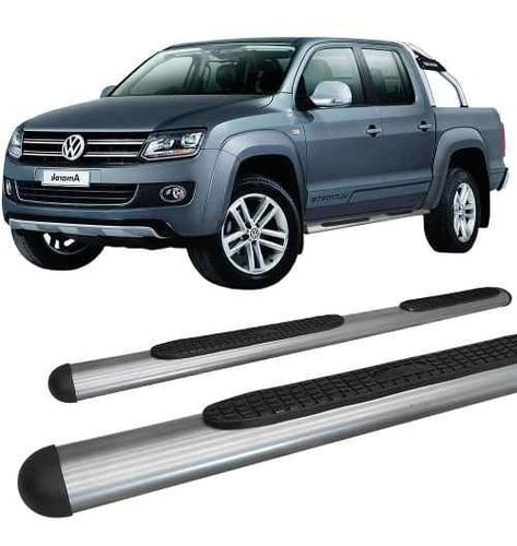 Estribo Oval Amarok 2010 A 2020 Cabine Dupla Grafite
