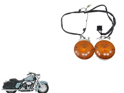 Pisca Dianteiro (par) Harley-davidson Road King 04-06 C/avaria