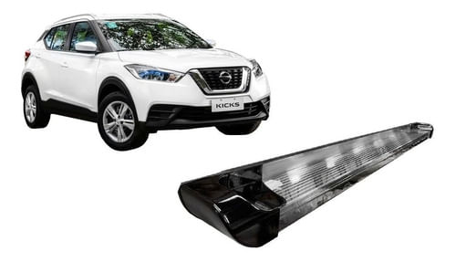 Estribo Nissan Kicks Personalizado Preto