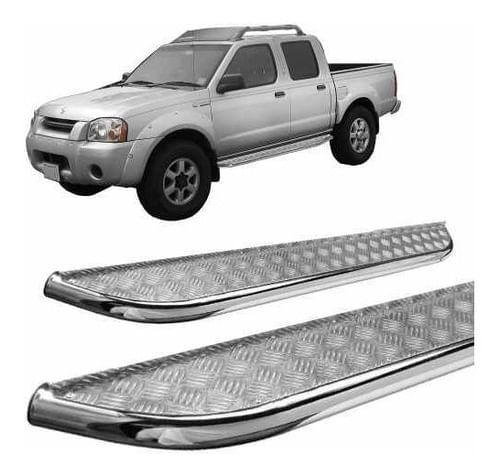 Estribo Chapa Nissan Frontier 2003 A 2007 Cromado