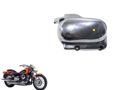 Acabamento Esquerdo Motor Drag Star 650 1997 2008 C/detalhe