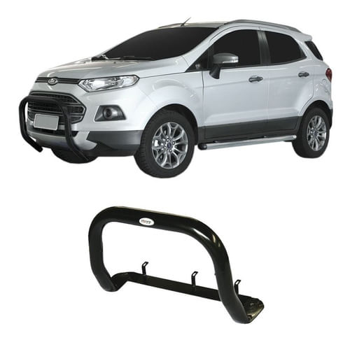Para-choque De Impulsão Ecosport  2013 Em Diante Preto