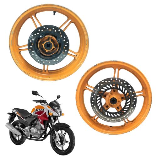Par Rodas CB 300R Repsol Limited 2014 Original Honda Detalhe