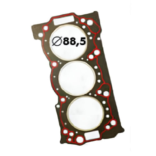 JUNTA DO CABECOTE - MITSUBISHI OUTLANDER 3.0 V6 24V GAS APOS 2006 (PAR)