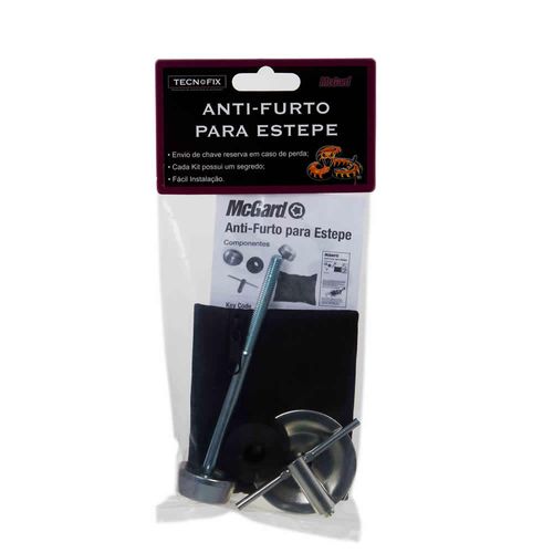 Kit Antifurto de estepe interno Modelo TR1085HB