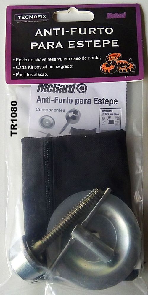Kit Antifurto de estepe interno modelo TR0850K