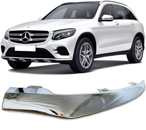 Friso Parachoque Dianteiro Mercedes Glc250 e Glc 43 Amg de 2016 À 2019 - Esquerdo