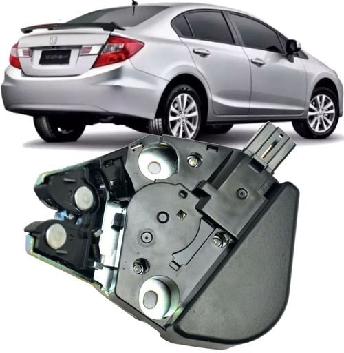 Fechadura com Trava Eletrica Porta Malas Honda Civic de 2012 À 2016