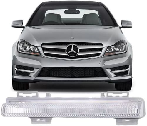 Farol de Milha Led Drl Mercedes C180 C200 C250 de 2012 À 2014 - Esquerdo