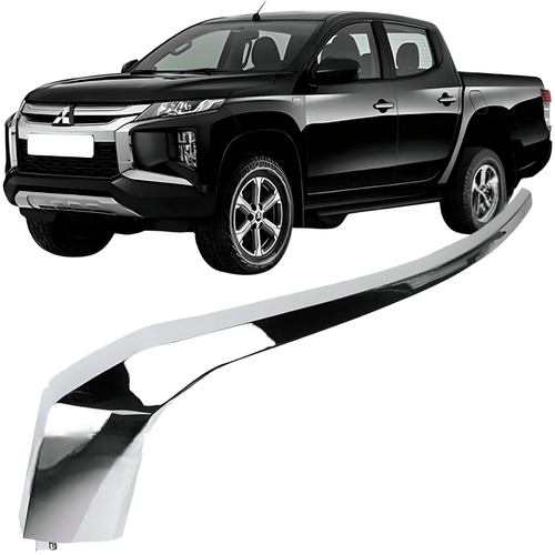 Moldura Superior Cromada Parachoque L200 2.4 16V 2021-25 Esq