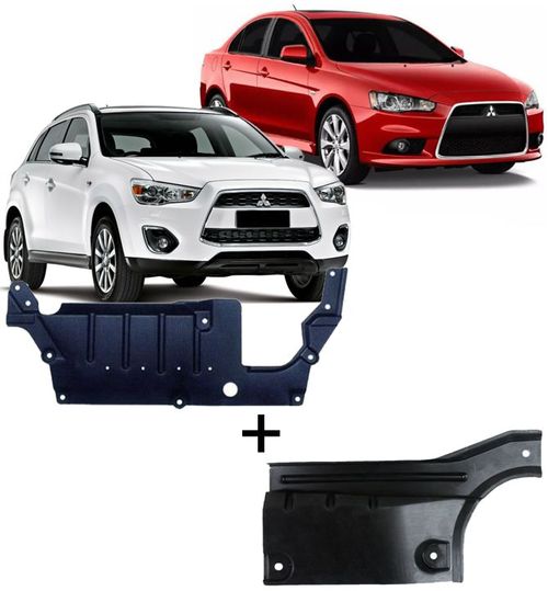 Kit Protetor Carter e Motor Outlander Asx e Lancer 2.0 2.4 16V