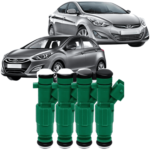 KIT 4 BICO INJETOR ELANTRA I30 1.8 16V GASOLINA 2012 À 2016