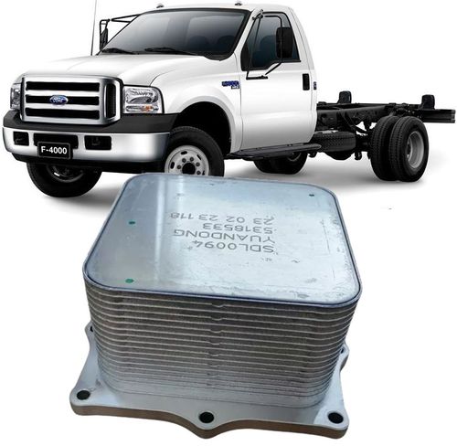 Resfriador Trocador de Calor Motor Ford F350 F4000 2.8 Isf com Motor Cummins