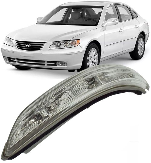 Pisca Seta Retrovisor Azera 3.3 V6 De 2007 À 2010 Sem Luz Cortesia - Esquerdo