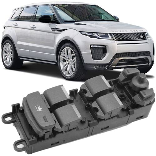 Comando Botao Vidro Eletrico Evoque de 2012 À 2019