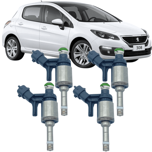 Kit 4 Bico Injetor Peugeot 3008 308 408 1.6 16V Thp Turbo