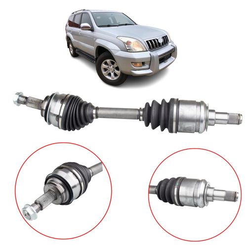 Semi Eixo Dianteiro Toyota Land Cruiser Prado 3.0 2002 A 2009