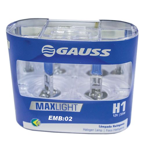 Lâmpada Farol Lâmpada H1 12v 55w Super White 1950 a 2019 - 510753 - GL55H1
