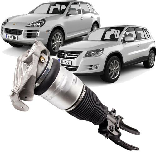 Amortecedor com Bolsa de Ar Audi Q7 Cayenne Touareg de 2002 À 2010 - Dianteiro Esquerdo