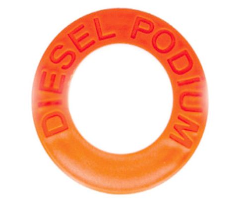 disco de identificação de combustível laranja diesel podium      / UN / Zarzur